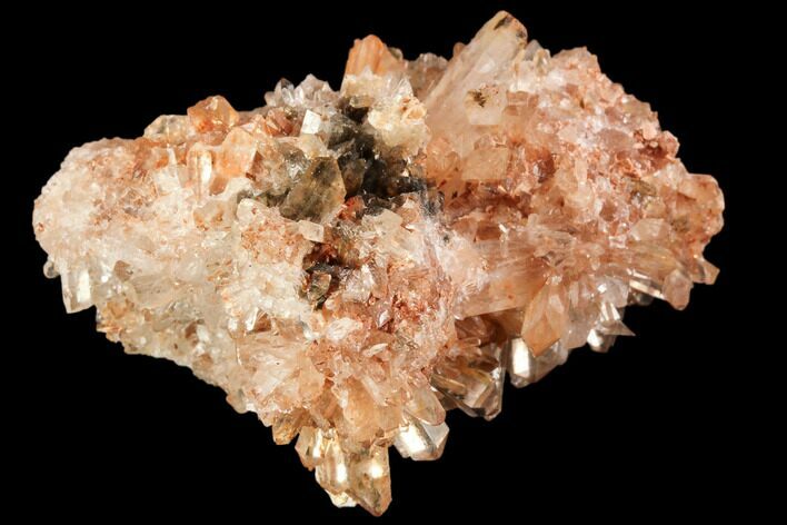 Orange Creedite Crystal Cluster - Durango, Mexico #84204